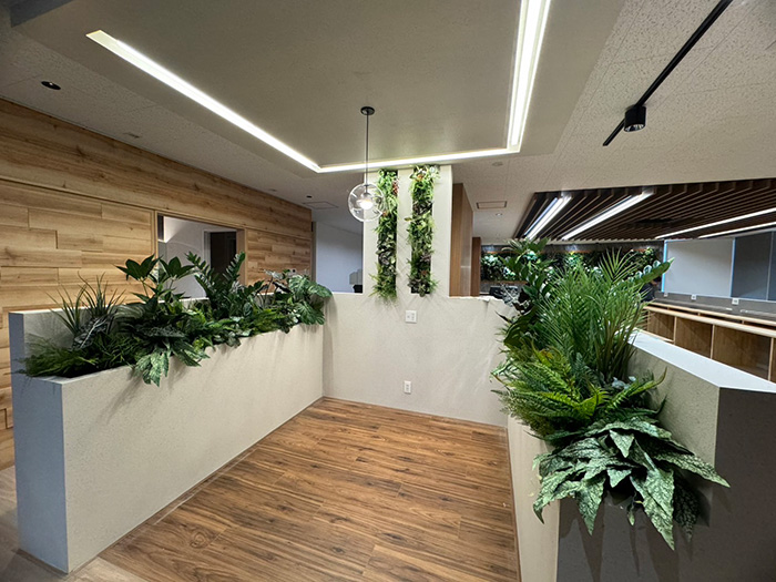フェイクグリーン事例オフィス