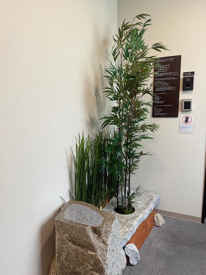 フェイクグリーン事例ホテル