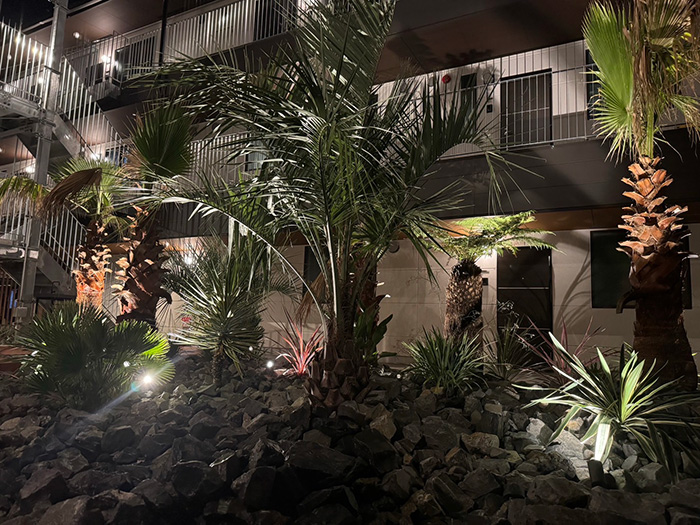 造園設置事例デザイナーズマンション